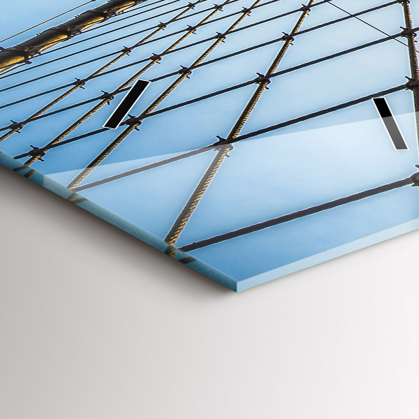 Orologio verticale Ponte di Brooklyn New York