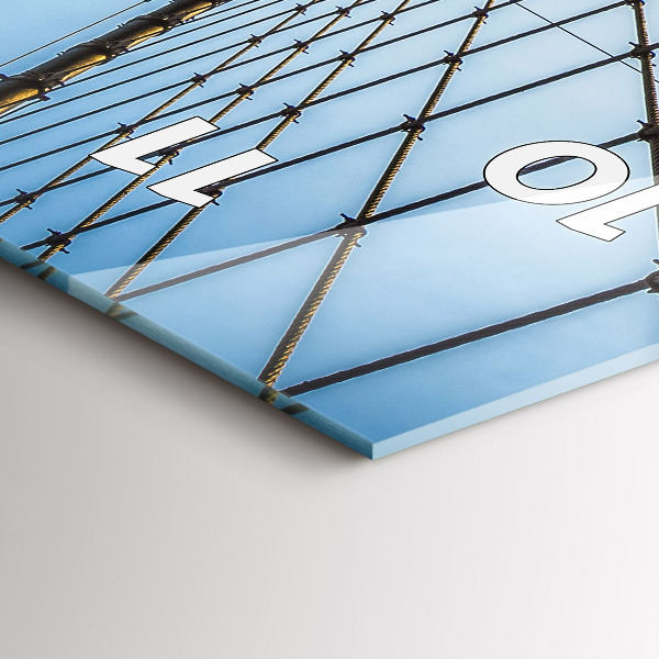 Orologio verticale Ponte di Brooklyn New York