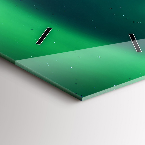 Orologio verticale aurora boreale