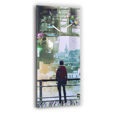 Orologio verticale Il cyberpunk