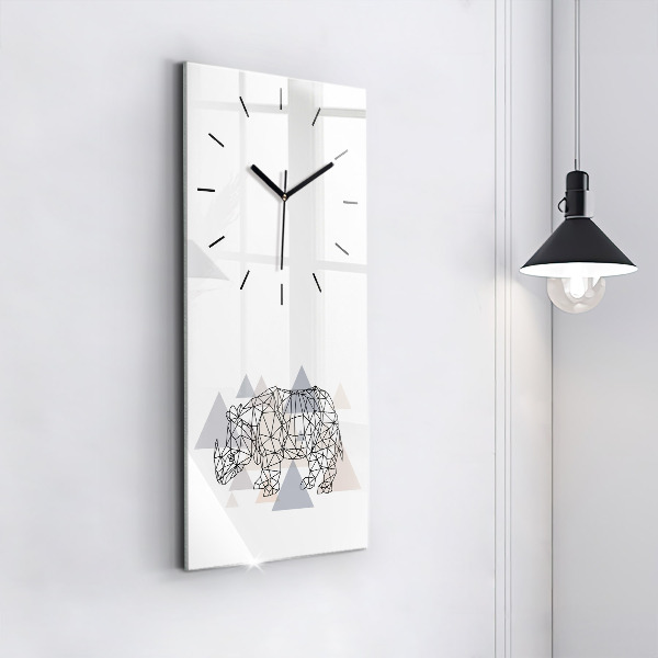 Orologio verticale Modello geometrico