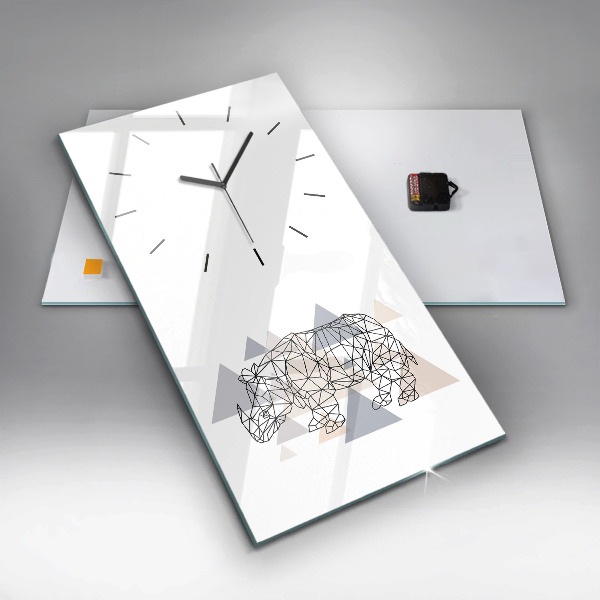 Orologio verticale Modello geometrico