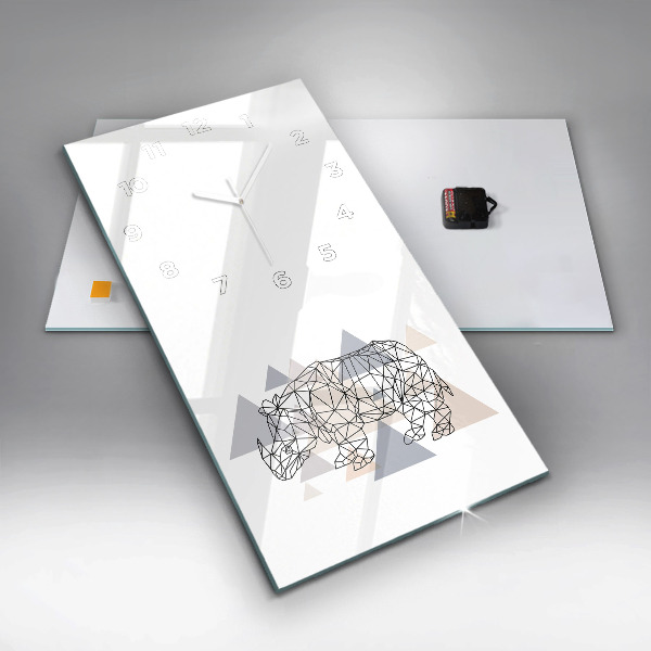 Orologio verticale Modello geometrico