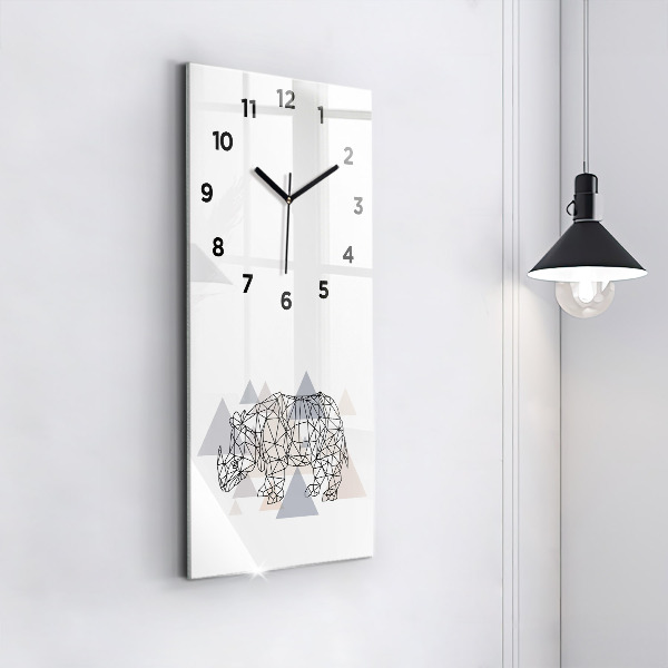 Orologio verticale Modello geometrico