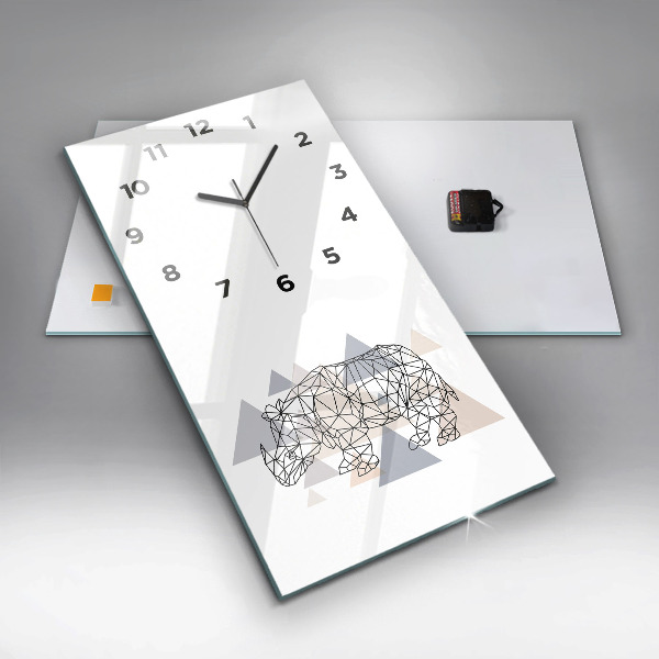 Orologio verticale Modello geometrico