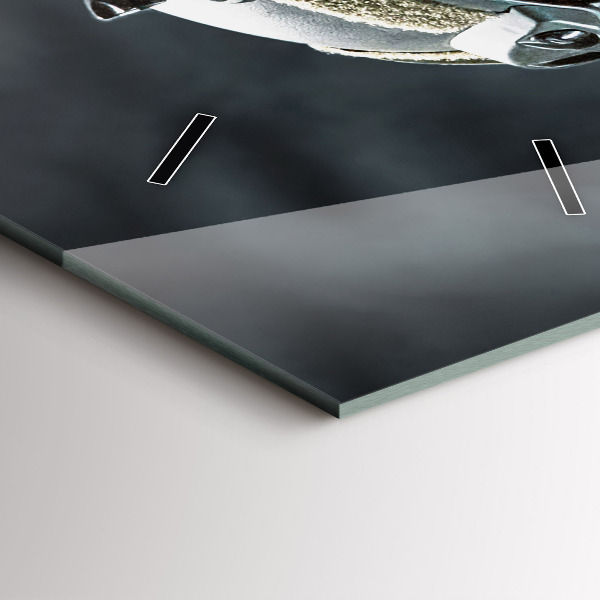 Orologio verticale Soldato con una pistola