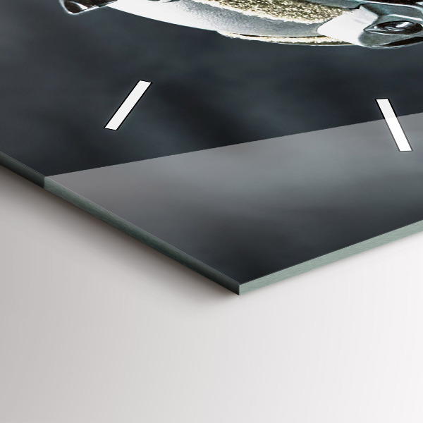 Orologio verticale Soldato con una pistola