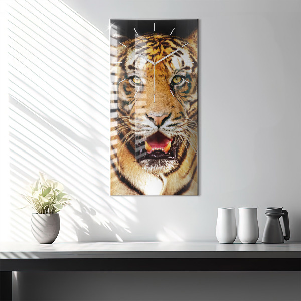 Orologio verticale Tigre - sguardo selvaggio
