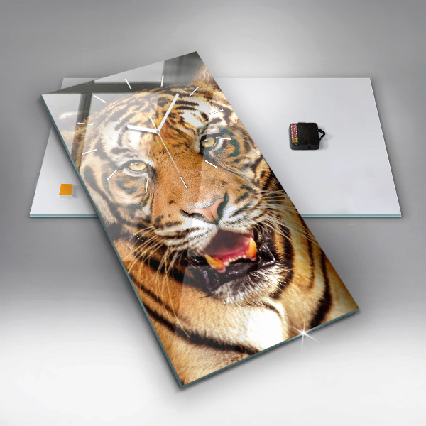 Orologio verticale Tigre - sguardo selvaggio