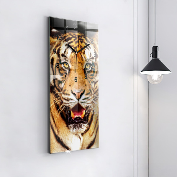 Orologio verticale Tigre - sguardo selvaggio
