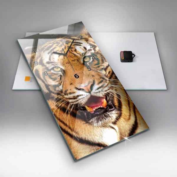 Orologio verticale Tigre - sguardo selvaggio