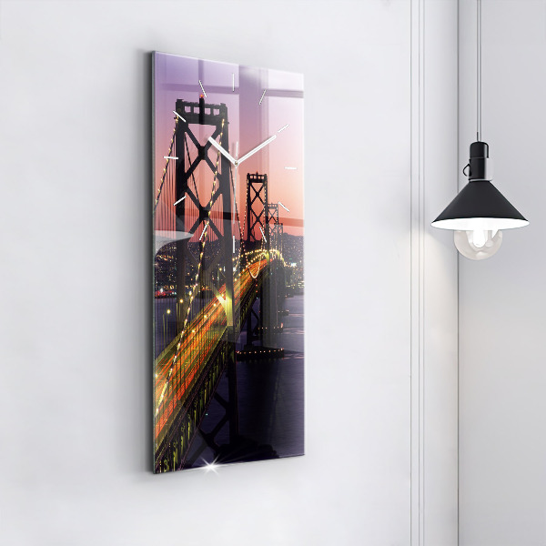 Orologio verticale tramonto negli Stati Uniti