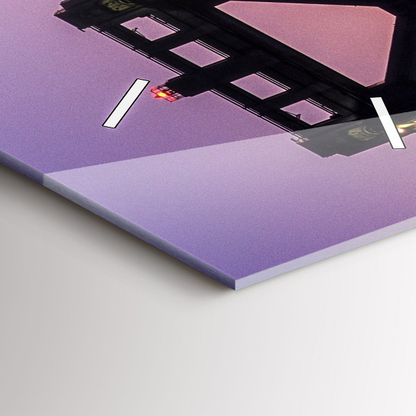 Orologio verticale tramonto negli Stati Uniti