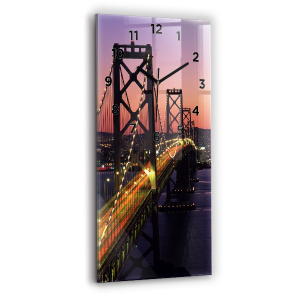 Orologio verticale tramonto negli Stati Uniti