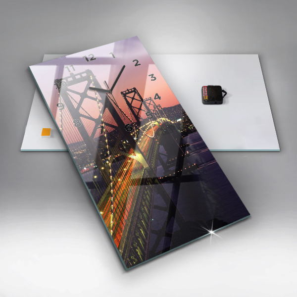 Orologio verticale tramonto negli Stati Uniti