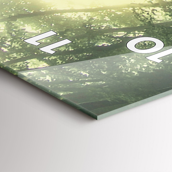 Orologio verticale Foresta nebbiosa al mattino