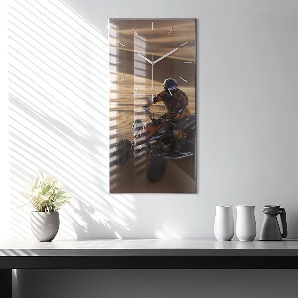 Orologio verticale Quad nel deserto