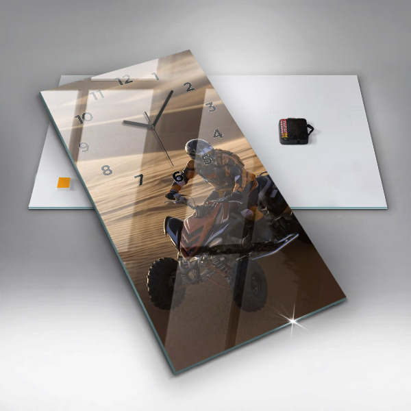 Orologio verticale Quad nel deserto