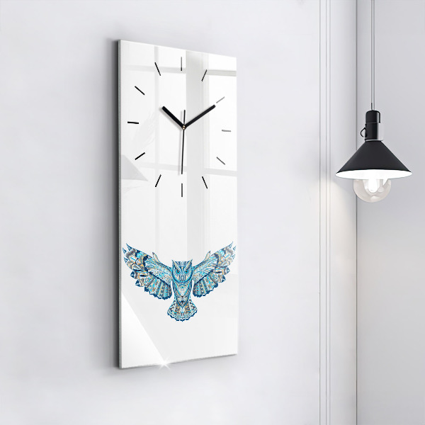 Orologio verticale Gufo in volo