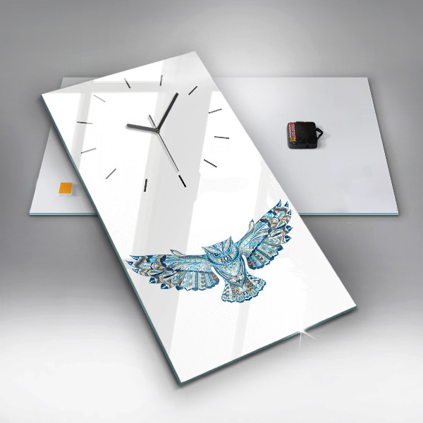 Orologio verticale Gufo in volo