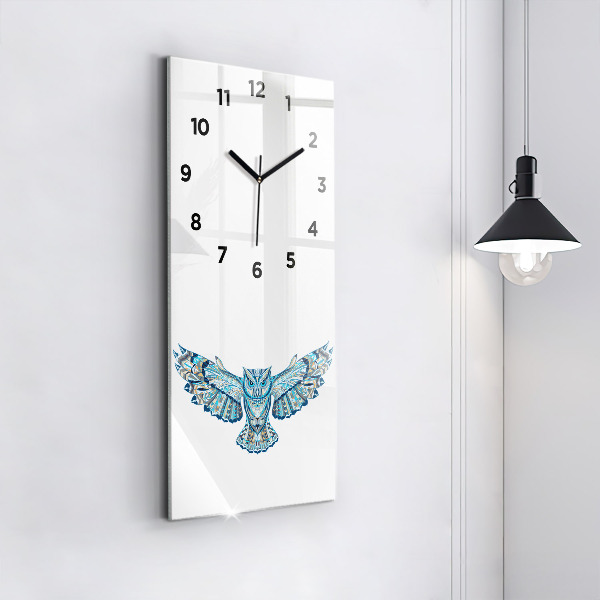 Orologio verticale Gufo in volo