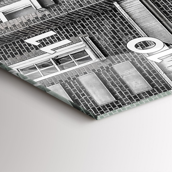 Orologio verticale Autobus rosso a due piani