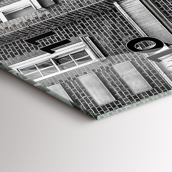 Orologio verticale Autobus rosso a due piani