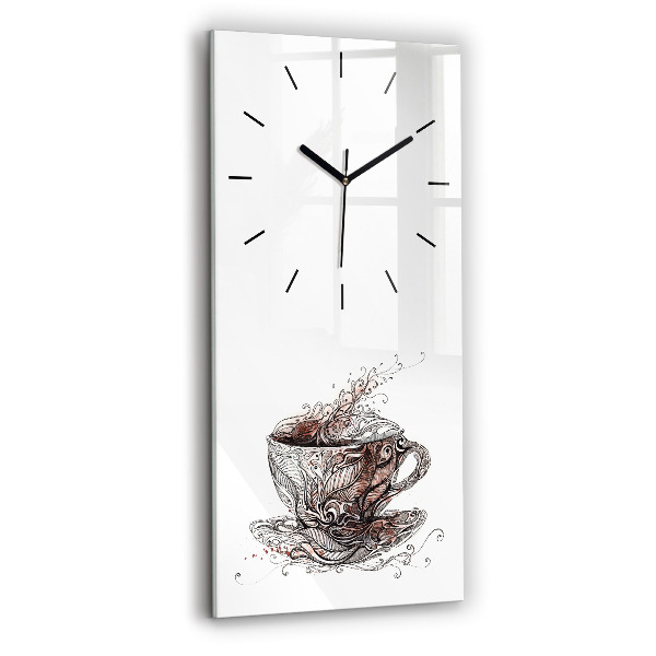 Orologio verticale Tazza di caffè