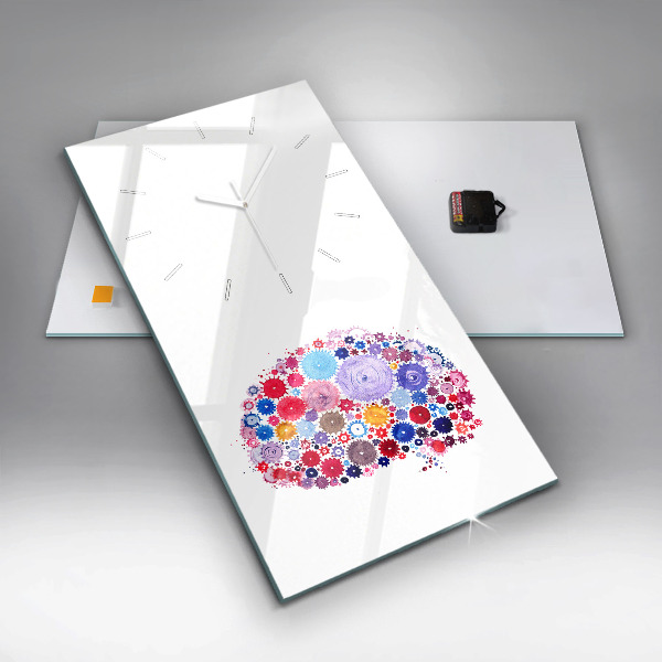 Orologio verticale Illustrazione astratta colorata