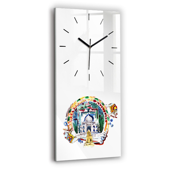 Orologio verticale Dipinto del Buddha nel tempio