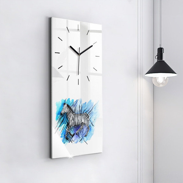 Orologio verticale Asimmetria della zebra dipinta