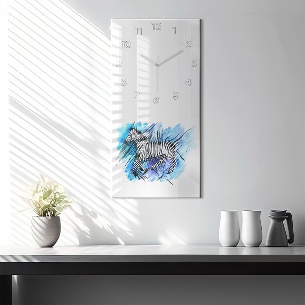 Orologio verticale Asimmetria della zebra dipinta