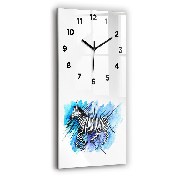 Orologio verticale Asimmetria della zebra dipinta