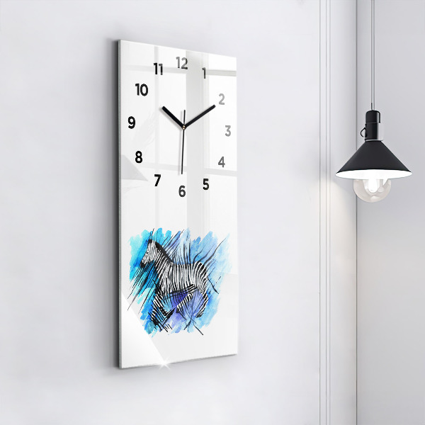 Orologio verticale Asimmetria della zebra dipinta
