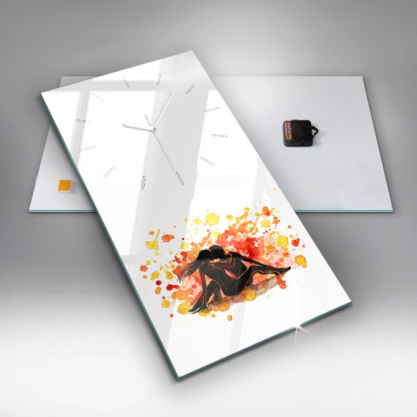 Orologio verticale Amore e una coppia innamorata