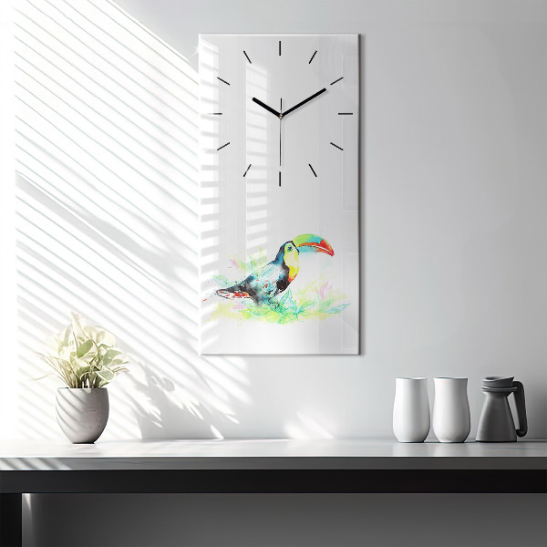 Orologio verticale Tucano nell'erba