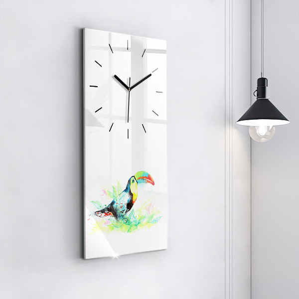 Orologio verticale Tucano nell'erba
