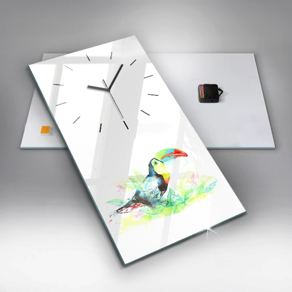 Orologio verticale Tucano nell'erba
