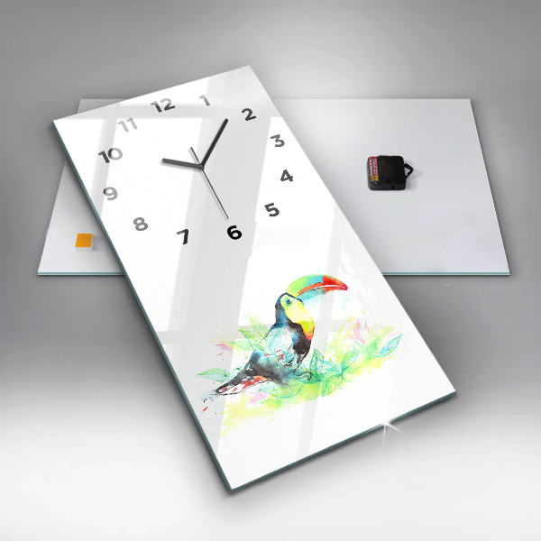 Orologio verticale Tucano nell'erba
