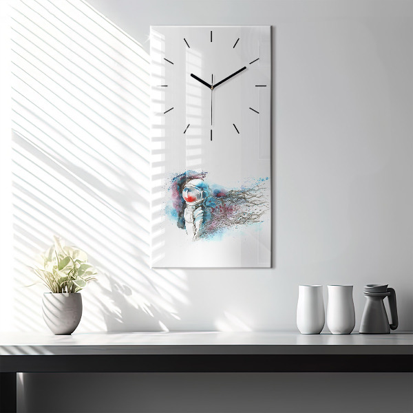 Orologio verticale Astrazione astronauta
