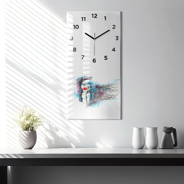 Orologio verticale Astrazione astronauta