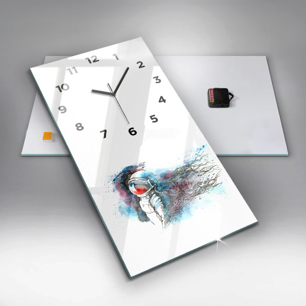 Orologio verticale Astrazione astronauta