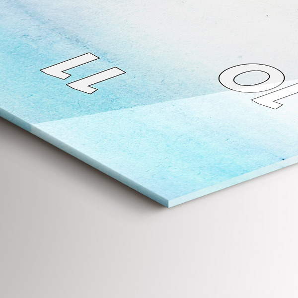 Orologio verticale Paesaggio dipinto di Parigi