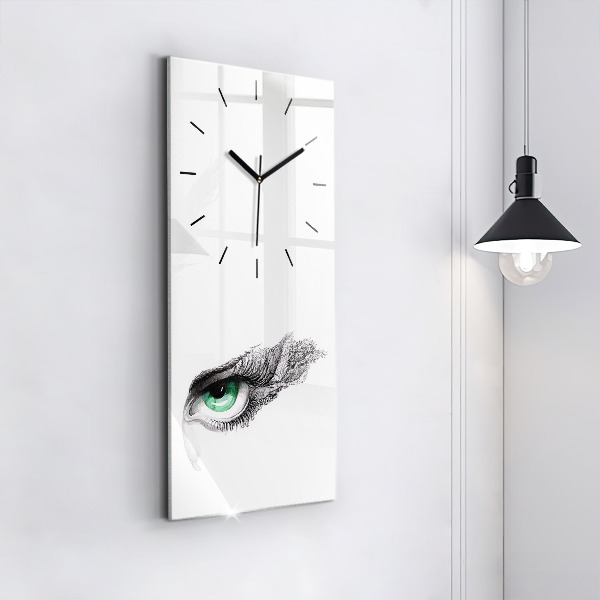 Orologio verticale Astrazione dell'occhio umano