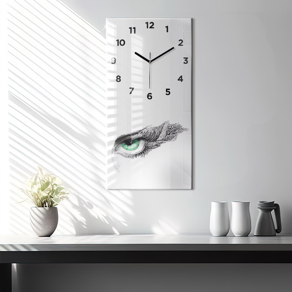 Orologio verticale Astrazione dell'occhio umano