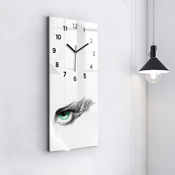 Orologio verticale Astrazione dell'occhio umano