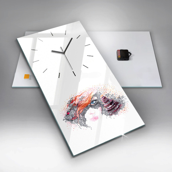 Orologio verticale Dolce donna con torta