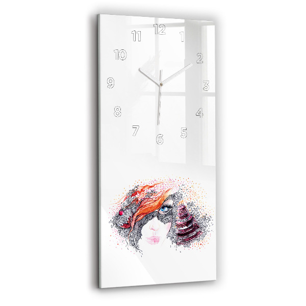 Orologio verticale Dolce donna con torta