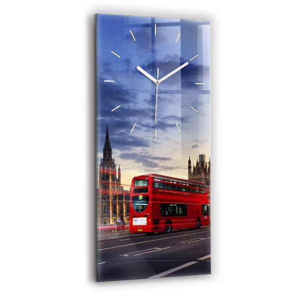 Orologio verticale Autobus rosso di Londra