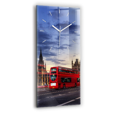 Orologio verticale Autobus rosso di Londra